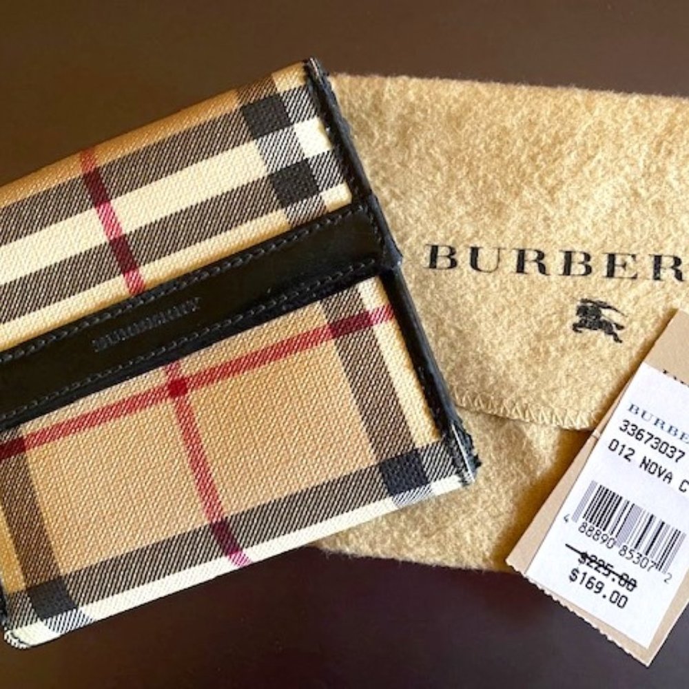Burberry Nova Check Wallet Authentic